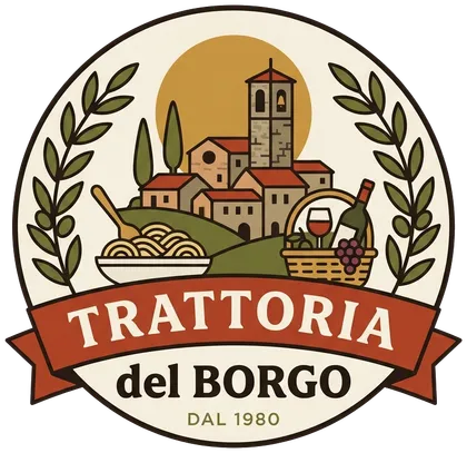 Emblema della Trattoria del Borgo, dal 1980